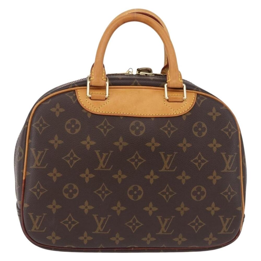 Louis Vuitton Monogram Trouville Handbag Brown